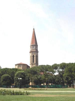 Arezzo Campanile Duomo da Prato