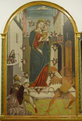 Bernardino di Mariotto, Madonna del Soccorso, San Severino, Pinacoteca Tacchi Venturi